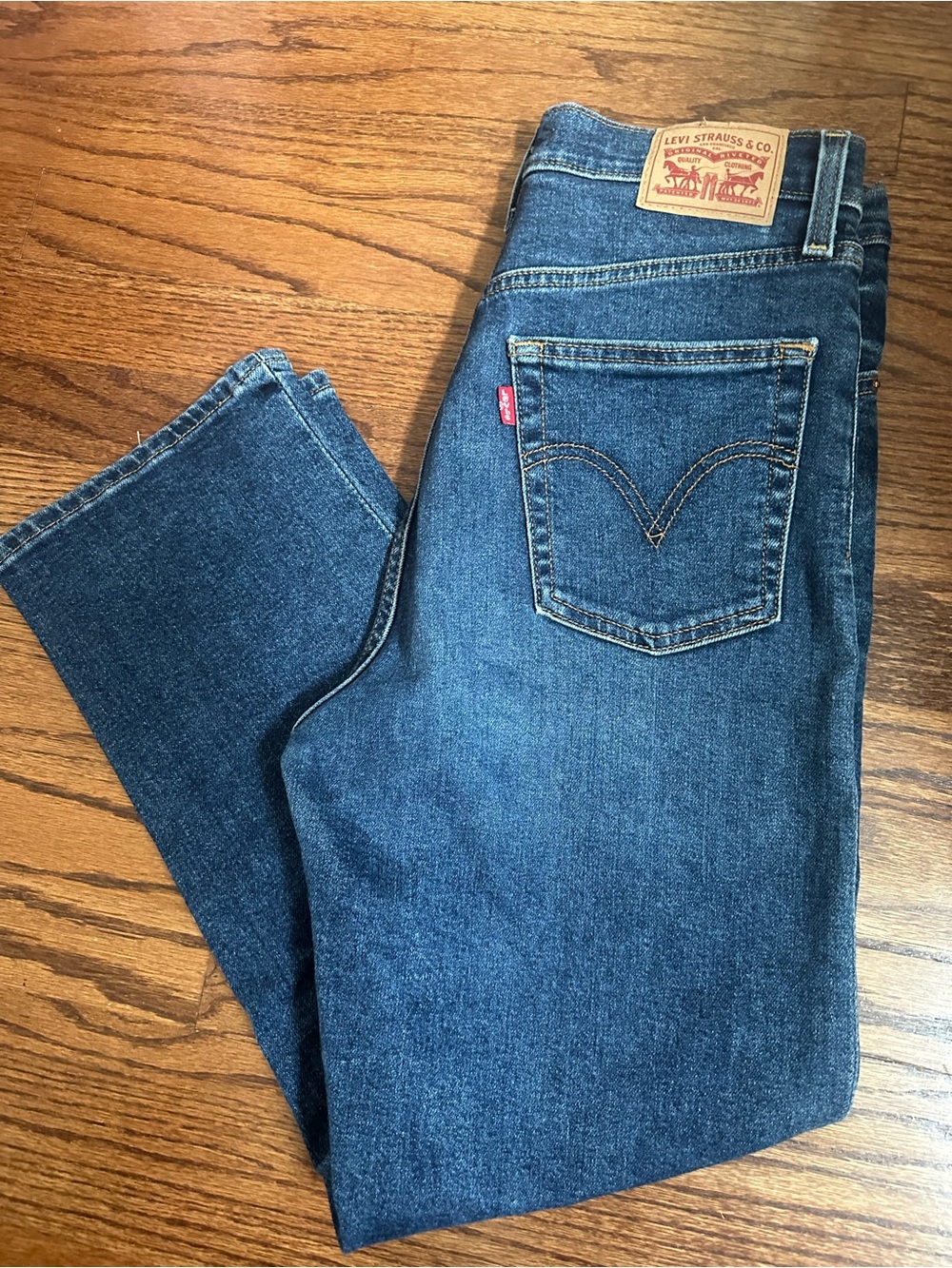 Levi's Ribcage Straight Ankle Button Fly Jeans size 29